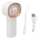 thumbnail image 4 of Ventilador de mano con carga USB, miniventilador ajustable de 3 velocidades, portátil para viajes, oficina, blanco, 4 of 10