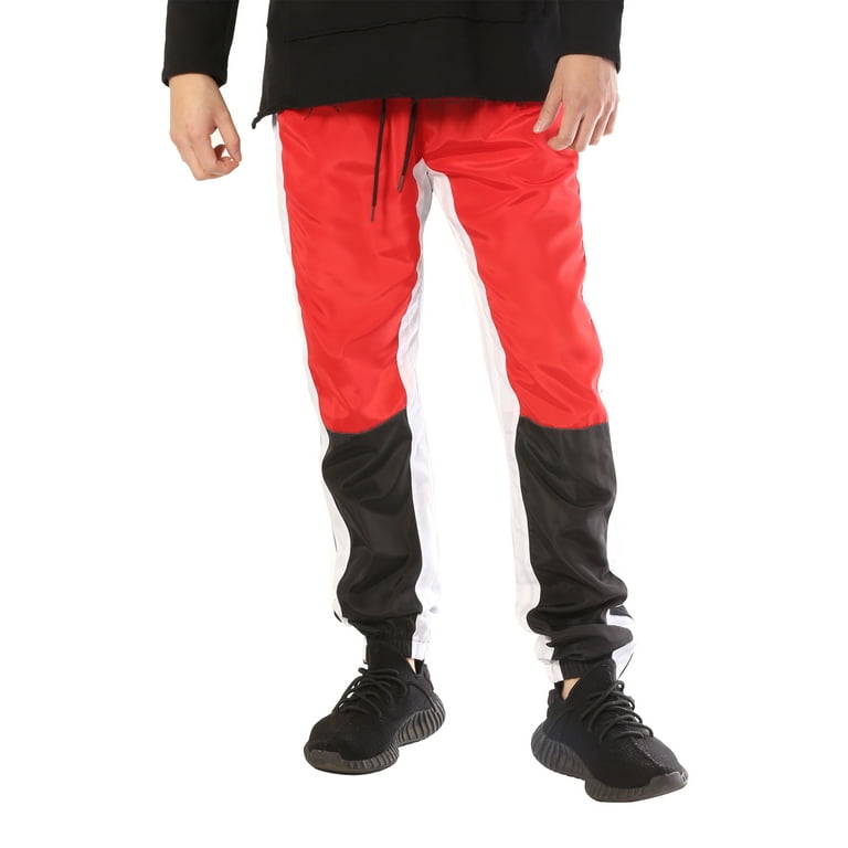 Red sales windbreaker joggers