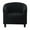 Black, variant on LKJYER Club Chair Slipcover 2-Piece Stretch Barrel Chair Slipcovers Tub Chair Slipcovers Soft Spandex Armchair Covers Swivel Chair Cover Sofa Cover Furniture Protector for Living Room