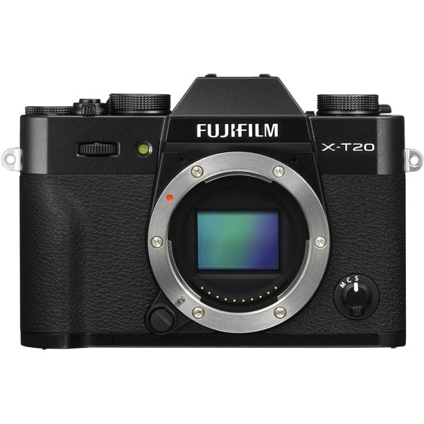 Fujifilm X-T20 Mirrorless Digital Camera (Body Only, Black) - Pro