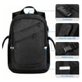 thumbnail image 3 of Mochila Antirrobo Superior BLOSOOM Impermeable 35l NEGRO, 3 of 5