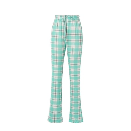 

HUIJZG Women s Cotton Pajama Bottoms Buffalo Plaid Checked PJ Pants Lounge Night Sleepwear Pyjama Trousers