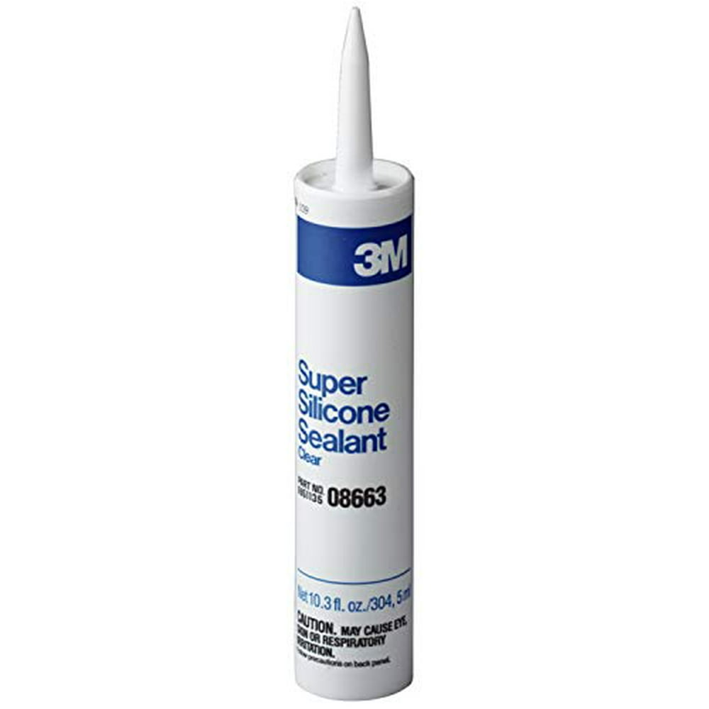 3m 3M8663 Super Silicone Seal 08663 Clear, 1/10 Gal Cartridge