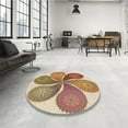 thumbnail image 4 of Ahgly Company Machine Washable Indoor Rectangle Transitional Chestnut Red Area Rugs, 3' x 5', 4 of 7