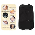 thumbnail image 4 of Castor Oil Pack, Oil Leak Prevention Black Castor Oil Pack Kit Tight Wrapped Reusable Washable  for Constipation, 4 of 8