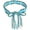 Blue, variant on Women's Bohemian Style Rope Braid Waist Belt U33