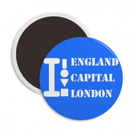 

Britain Capital London Art Deco Fashion Round Ceracs Fridge Magnet Keepsake Decoration