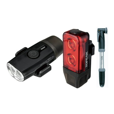 UPC: 0840247796393 | Topeak PowerLux USB Combination Light Set and Mini Dual Mini Bike Pump