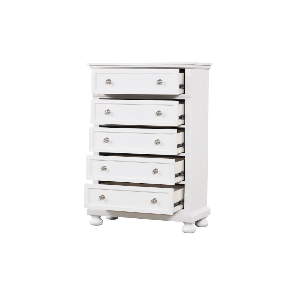 Glory Furniture Meade Chest in White Color