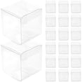 thumbnail image 1 of 20Pcs Transparent Boxes Clear Candy Box Clear Favor Boxes Clear Gift Boxes for Wedding Party Favors, 1 of 3