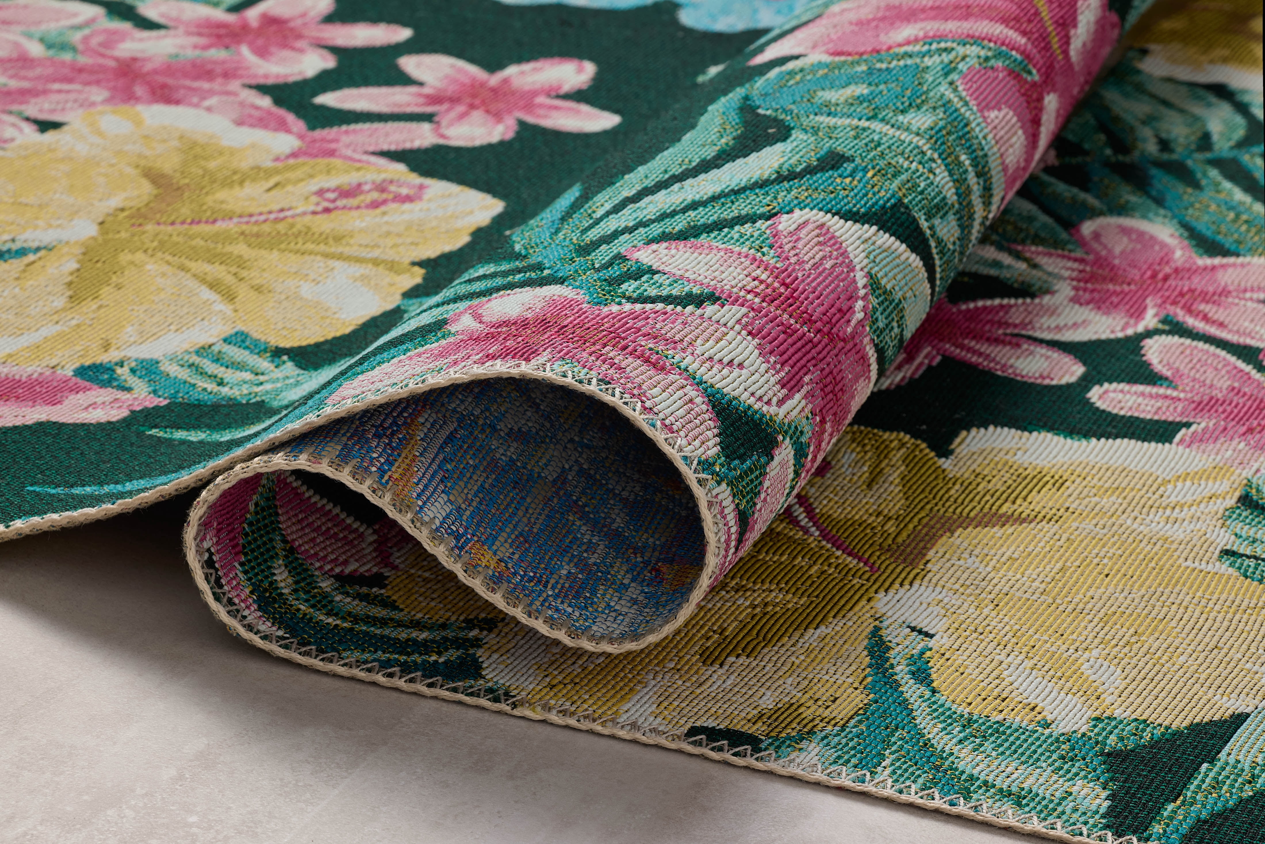 Loloi Botanical Midnight / Multi 2'-5" x 11'-2" Runner Rug