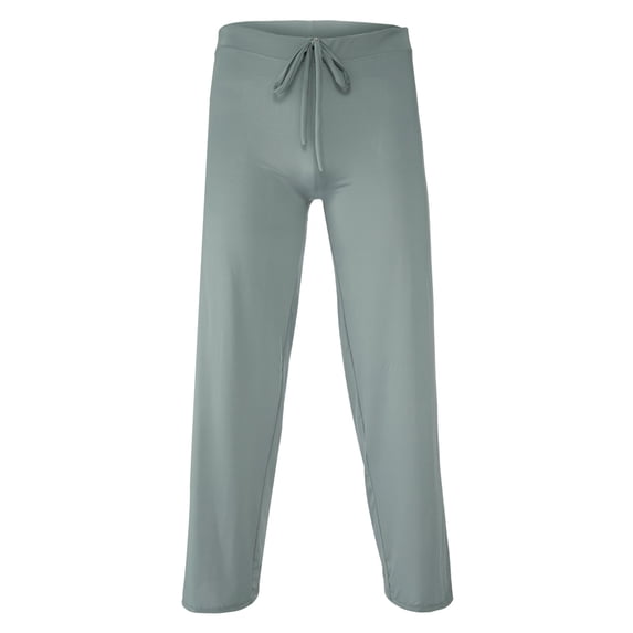 SHCKE Mens Silky Satin Pajama Pants Soft Stretch PJ Bottoms Sleepwear Pants with Drawstring