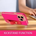 thumbnail image 6 of for iPhone 15 Pro Max Case, 15 Pro Max Phone Case with Adjustable Wristband Kickstand Slim Fit Soft TPU Scratch Resistant Shockproof Protective Case for iPhone 15 Pro Max 6.7", Hot Pink, 6 of 15
