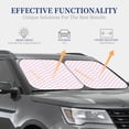 thumbnail image 3 of KLL Pink Paw Windshield Sun Shade 2-Piece Foldable Car Front Window Sunshade for Most Sedans SUV Truck- Small, 3 of 5