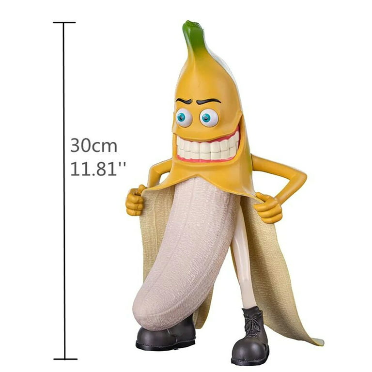 Prank Stuff Gag Gifts of Shaking Banana Man Figure for Age 12 and Up 11.8  Inch Weird Banana Funny Gifts