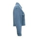 thumbnail image 3 of Chamarra George para Mujer Chamarra Corta de Mezclilla con Bolsas al Frente Azul Talla CH, 3 of 4