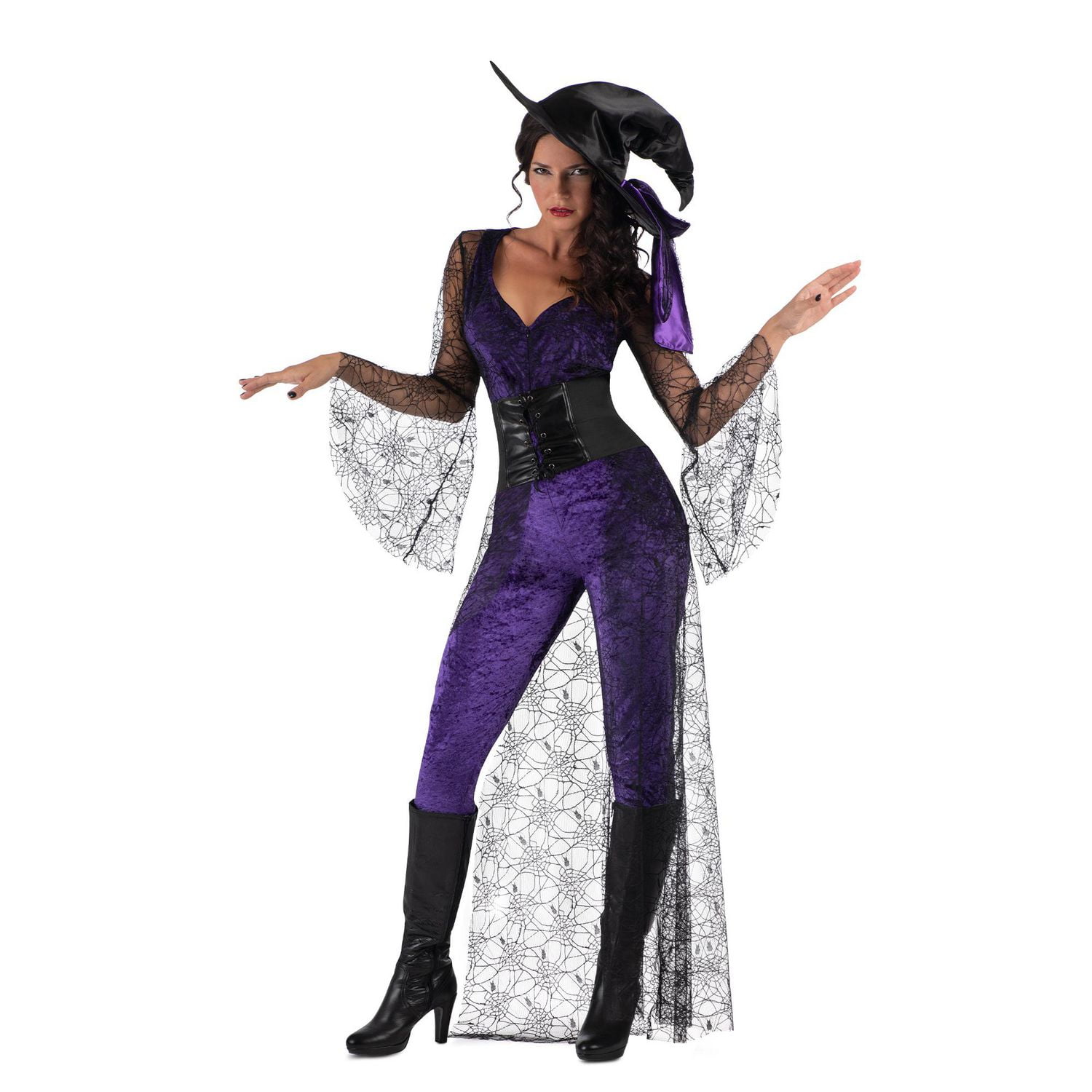 Adult Purple Coven Witch Costume-sizes Small, Medium, Large