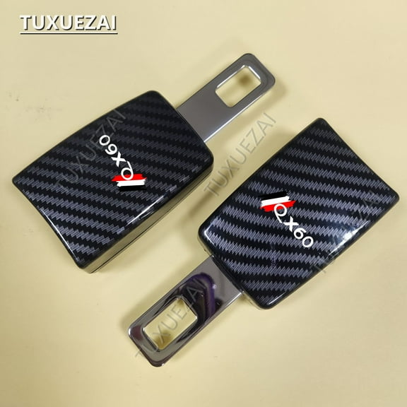 For Infiniti QX60 Car Seat Belt Clip Extender Carbon Fibre Seatbelt Clip Adjustable Extender