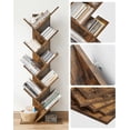 thumbnail image 4 of SONGMICS HOME Librería en Forma de Árbol, Estantería de Libros de 8 Niveles, Estantería para CDs y DVDs, Estantería de Pie, para Salón, Estudio, Oficina, Habitación Infantil, Marrón Rústico, 4 of 6