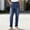 Dark Blue high waisted straight leg jeans for women a1, variant on Usloyux Women's High Waisted Straight Leg Jeans with Pockets Casual Basic Regular Fit Ankle Length Trousers for Vacation Daily Wear, Light Blue S