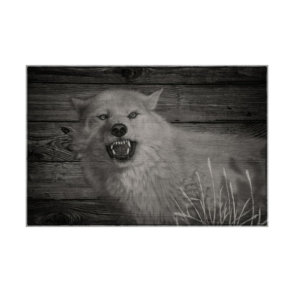 Canvas Wall Art - Gordon Semmens 'Woodgrain Antiques 15' Wall Art for Living Room, Bedroom, or Office Décor by Trademark Fine Art - 19 x 12 Inches