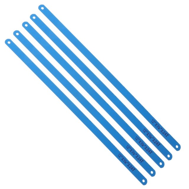 Dientes azules de 10 "/ 12" X24T HACKSAW SAW STEEL METALWORKING BAJAS for EL METAL