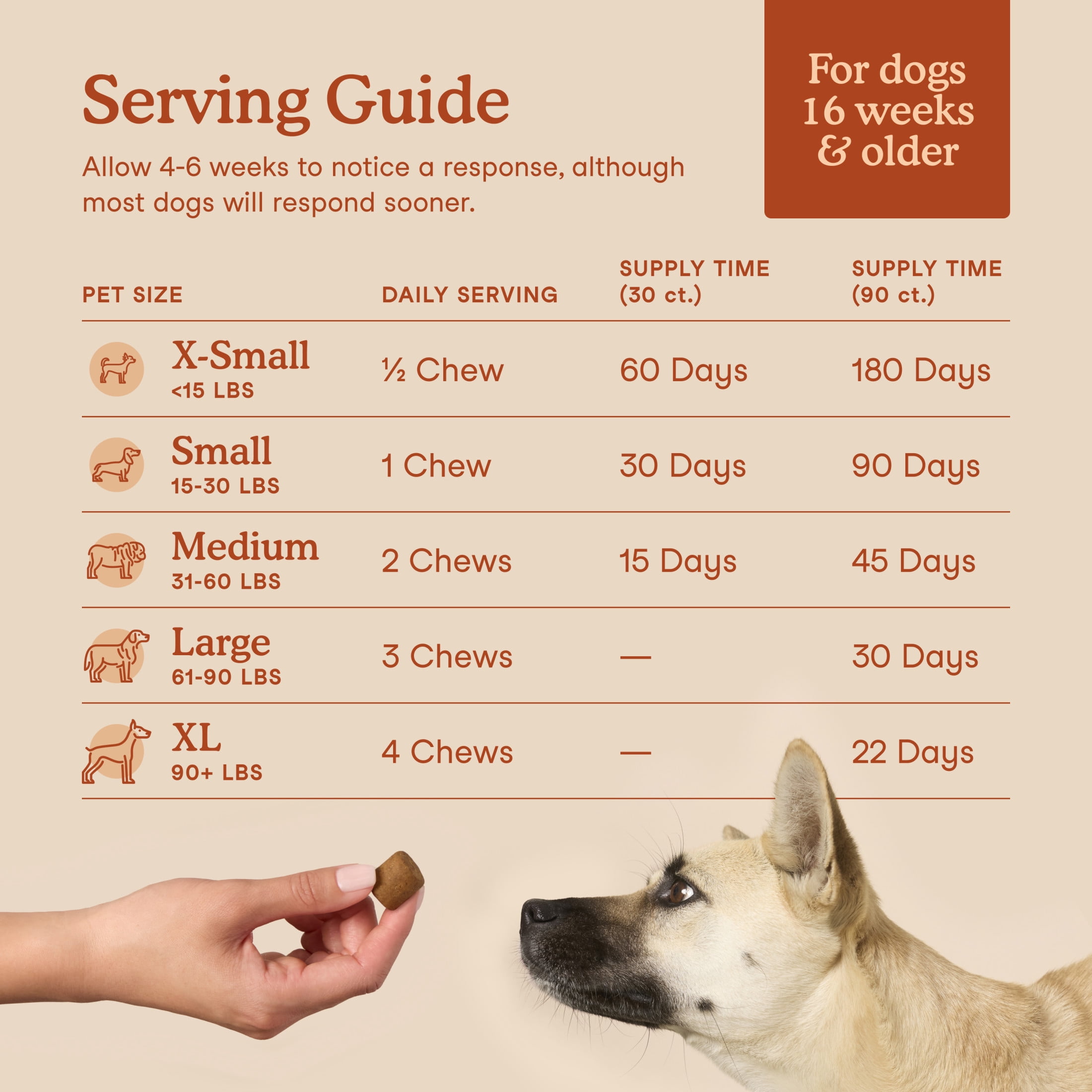 Fera Pets Dog Probiotic Chews for Digestive & Immune Health - With Prebiotics and Postbiotics - 90 Soft Chews