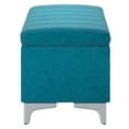 thumbnail image 4 of !nspire MODERN STORAGE OTTOMAN-AQUA, 4 of 10