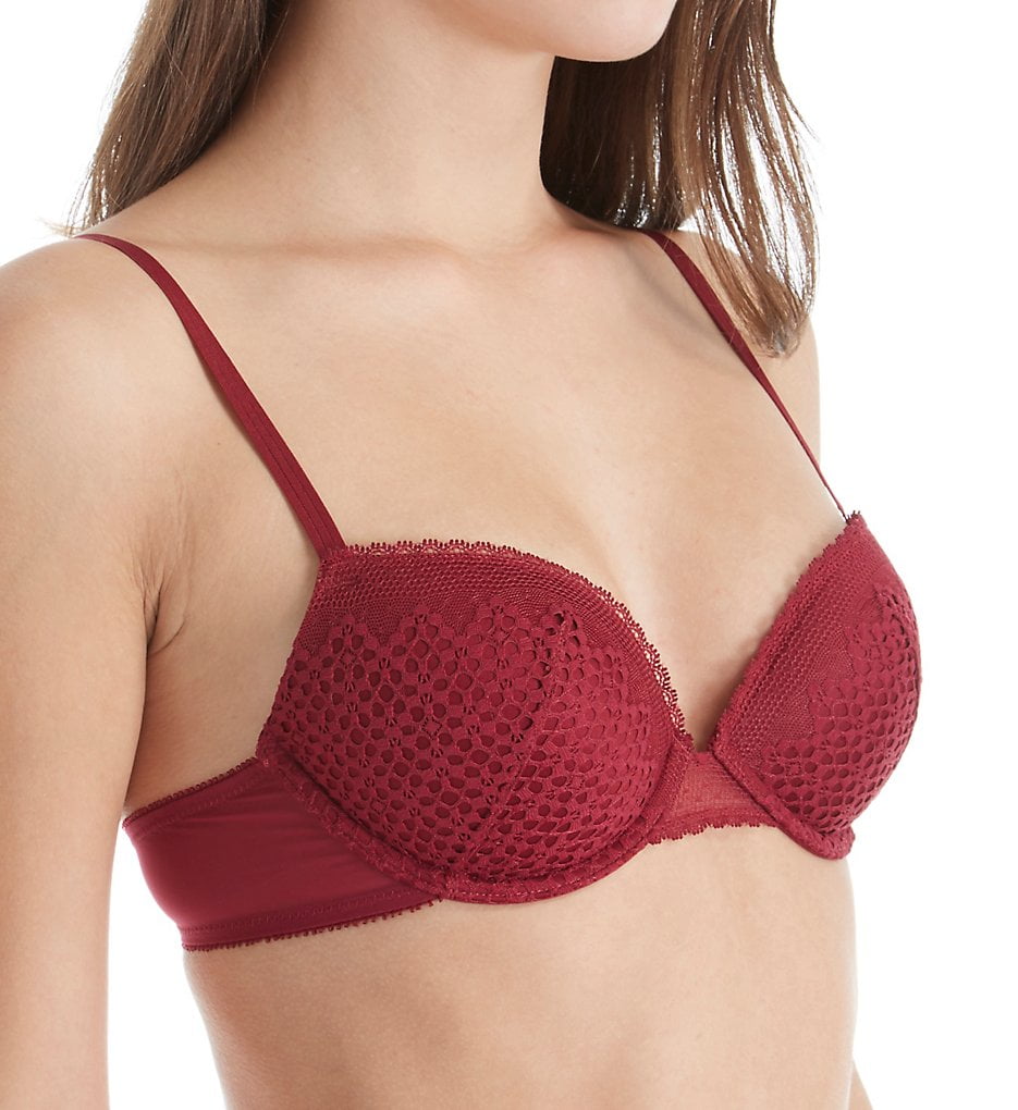 dkny padded push up bra