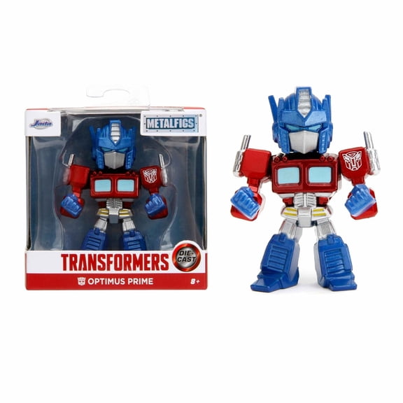 Die‑Cast Prime Robot Hero Figure – Mini Collectible with Display Box