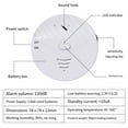 thumbnail image 2 of Lefu For Tuya WiFi Smart Window Glass Break Sensor Alarm Vibration Sensor Alarm 130dB, 2 of 9