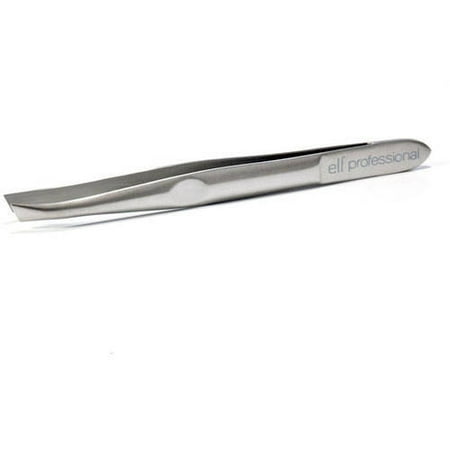 e.l.f. Slant Tweezer Silver 1 ea
