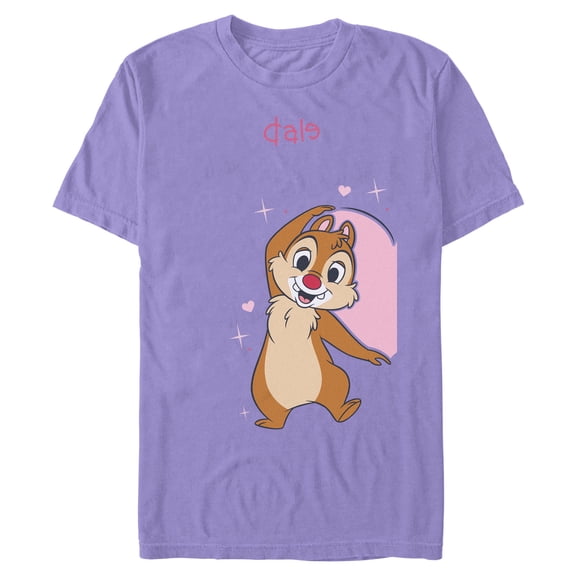 Mens Chip 'n Dale Dale Best Friend Heart Pose T Shirt