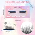 thumbnail image 4 of Extensión De Pestañas，1 Pares Colores Pestañas Volumen Rizos Maquillaje para Mujeres D Paquete Pestañas Postizas Rizadas, 4 of 5