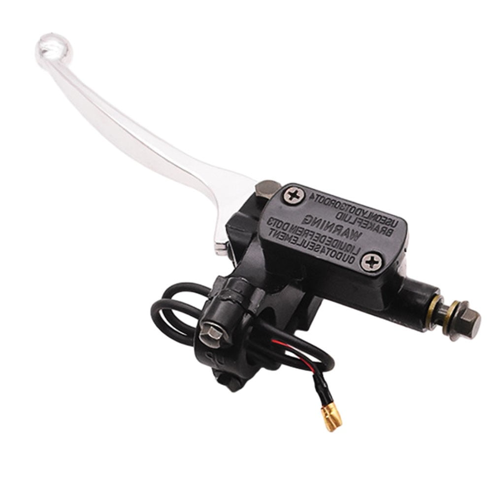 Poignée De Levier De Frein Hydraulique Floweringbeter - Alliage Alu Noir, Côté Droit 10 Mm, Pour Vélo électrique Et Buggy