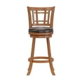 thumbnail image 5 of Hillsdale Fairfox 43.5" Wood Transitional Bar Stool in Oak/Brown, 5 of 5