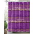 thumbnail image 2 of Vintage Farmhouse Shower Curtain Set ，Waterproof Fabric Shower Curtains Abstract Purple Wood Grain Texture Shower Curtains for Bathroom,Bathroom Decor 54x"78", 2 of 6