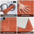 thumbnail image 4 of Tennis Court Doormat Printed Polyeste Bathroom Kitchen Floor Carpet Door Floor Rug Door Mat Sport Orange Anti-slip Bath Mat, 4 of 5
