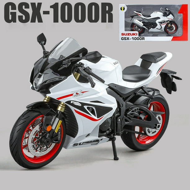 Kawasaki-motocicleta modelo H2R Ninja V4S S1000RR de aleación fundida a presión, vehículo de juguete, luces de transporte, todoterreno, autociclo, coche de juguete, 1:9
