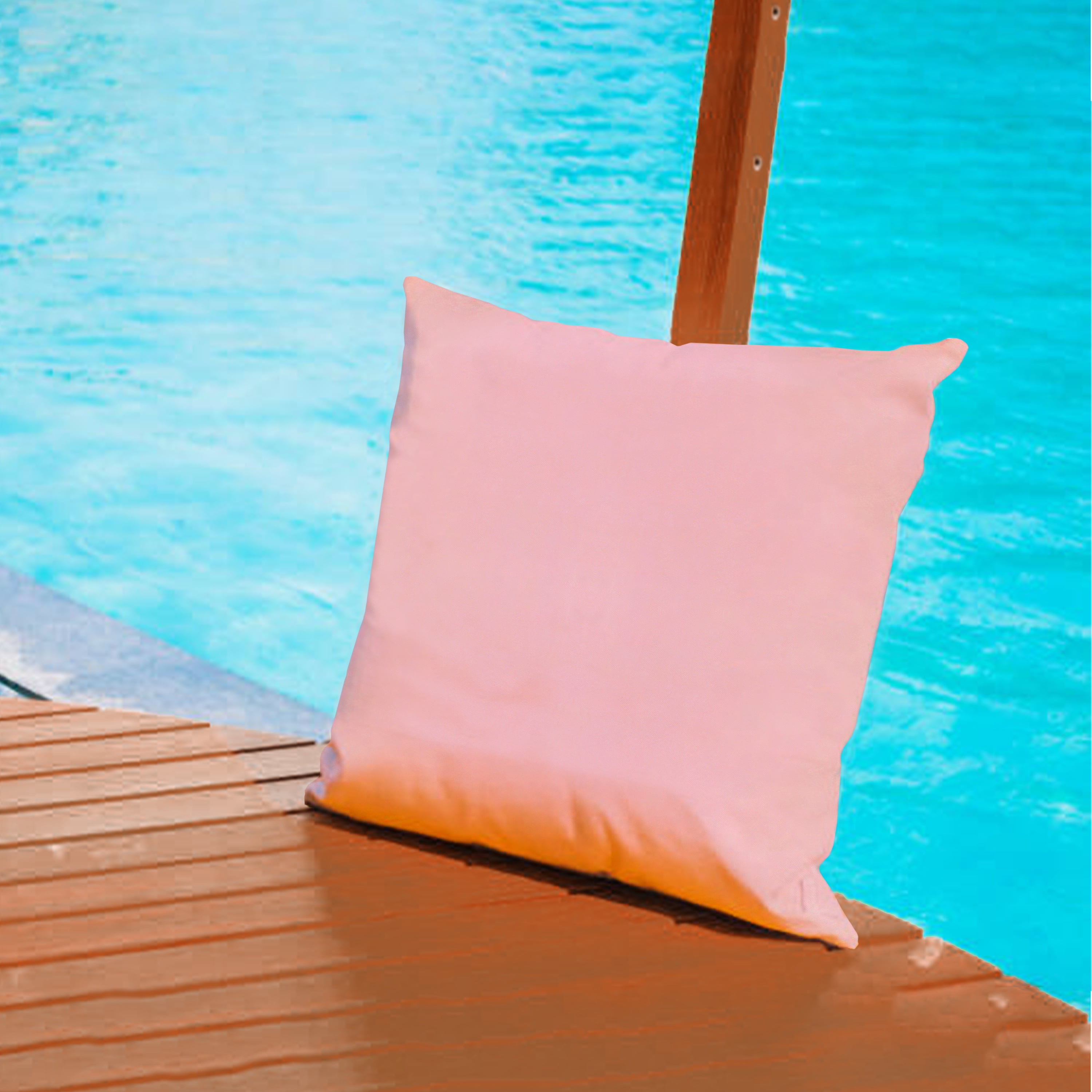 A1HC Outdoor Waterproof Pillow Covers 20x20 Inch, Pack of 2, Pink Flare – Luxurious Decorative Throw Pillow Covers for Garden, Sofa & Chairs