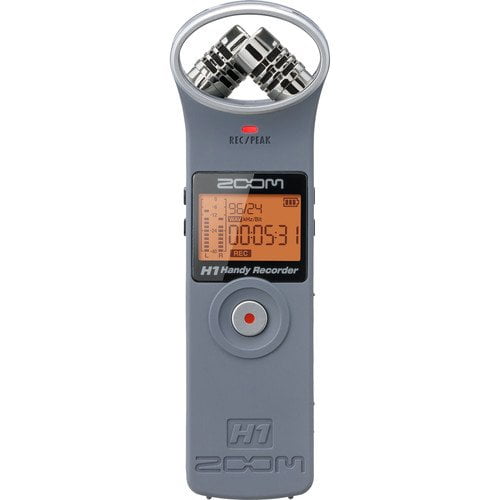 ZOOM H1 Handy Portable Digital Recorder (Gray)