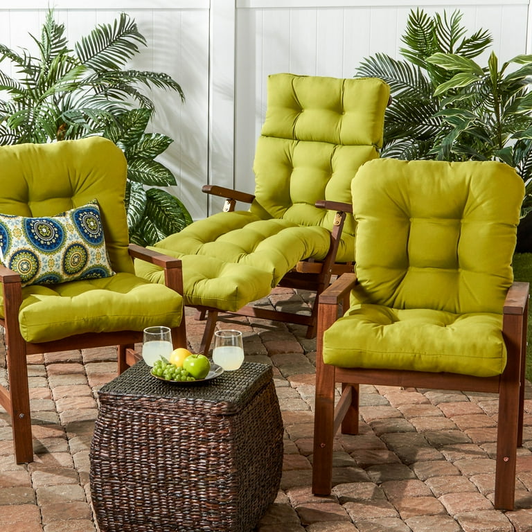 Free Shipping Sunbeam 42 x 21 in. Outdoor Tufted Chair Cushion set of 2 by Greendale Home Fashions Walmart