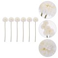 thumbnail image 2 of FELTECHELECTR 6 piezas de jacintos de plástico falsos para decoración del Día de Acción de Gracias, flores artificiales, 2 of 7
