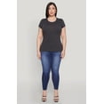 thumbnail image 3 of Womens Plus Size Basic Crew Neck Tee, 3 of 5
