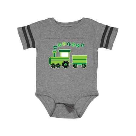 

Inktastic St Patricks Irish Shamrock Train Gift Baby Boy or Baby Girl Bodysuit