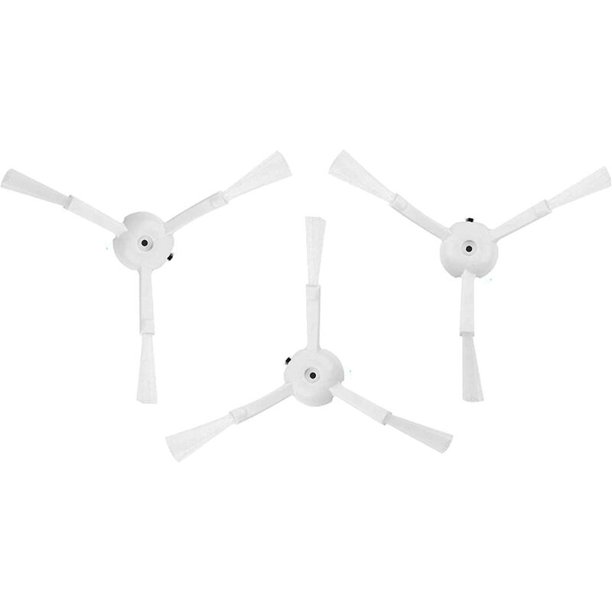 TEKLiNe Juego de 3 cepillos laterales compatibles con Xiaomi Mi S5 S6 S50 S51 S55 S60 S65 Accesorios de repuesto para aspiradora Robot Cepillos laterales de succión para Xiaomi Mi S5 S6 S50 S51 S55 S JAMW Sencillez