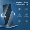 thumbnail image 6 of Privacy Screen Protector for Apple iPhone 11/iPhone XR, 2-Pack Shatterproof Tempered Glass Film 6.1", 6 of 9