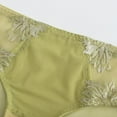 thumbnail image 6 of Xucatan Women's Low Rise Mesh Floral Embroidered Thong Panties, Sheer See Through Ladies Underwear, Stretchy Hip Lifting Elastic Briefs, Breathable Feminine Panties, Casual Gift, 6 of 6