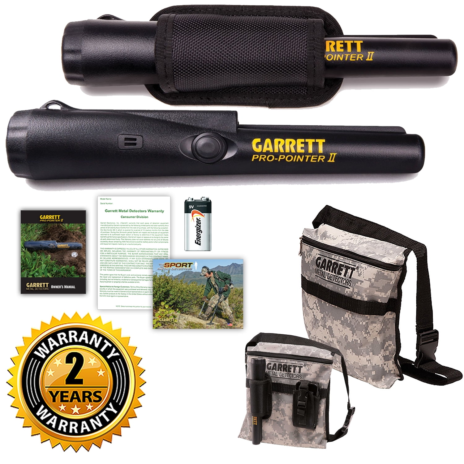 Garrett Pro-Pointer II Detector Pinpointer Probe and Garrett Web Belt Black The New Garrett Pro-Pointer II Pinpointer. - YouTube