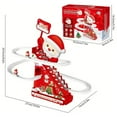 thumbnail image 2 of Yucurem Santa Climbing Toy with LED Light and Music, Christmas Musical Gingerbread Ski Slope, Christmas Roller Climbing Toys for Indoor Holiday Display, 2 of 9